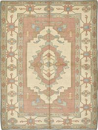 El Dokuma Vintage Halı - 222 cm x 285 cm