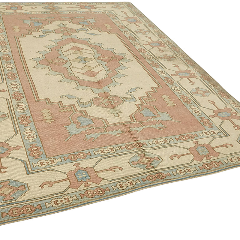 El Dokuma Vintage Halı - 222 cm x 285 cm - K0090899
