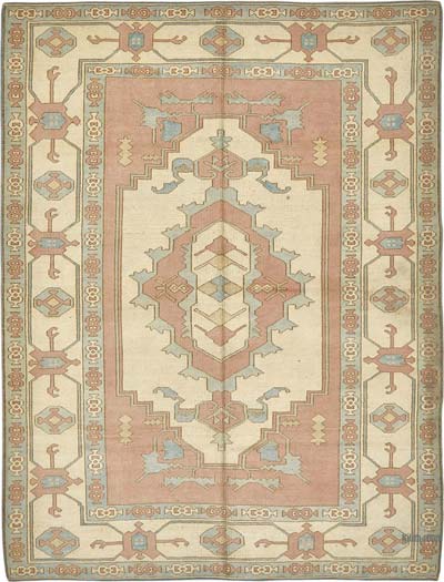 El Dokuma Vintage Halı - 222 cm x 285 cm