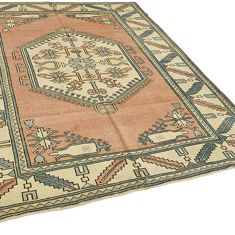 El Dokuma Vintage Halı - 193 cm x 244 cm - K0090900