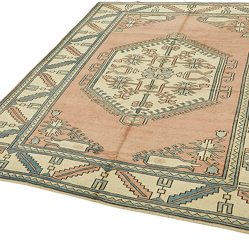 El Dokuma Vintage Halı - 193 cm x 244 cm - K0090900