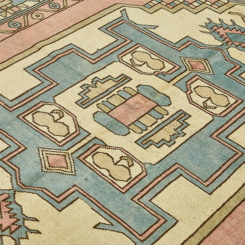 El Dokuma Vintage Halı - 210 cm x 287 cm - K0090902