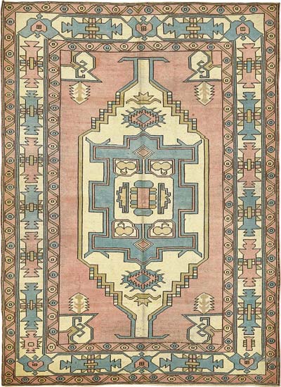 El Dokuma Vintage Halı - 210 cm x 287 cm