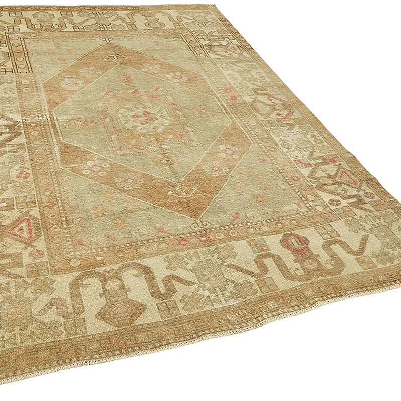 Alfombra Vintage Turca Anudada a Mano - 180 cm x 246 cm - K0090904