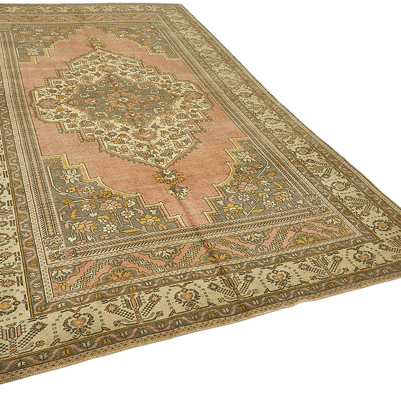 El Dokuma Vintage Halı - 202 cm x 345 cm - K0090905