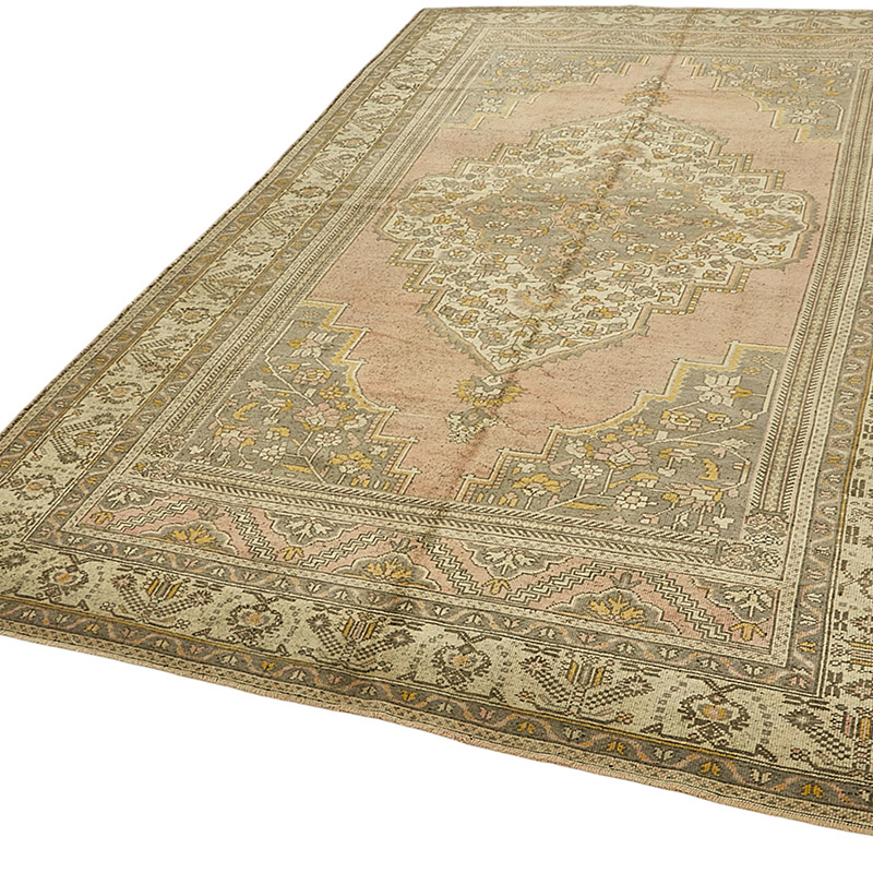 El Dokuma Vintage Halı - 202 cm x 345 cm - K0090905
