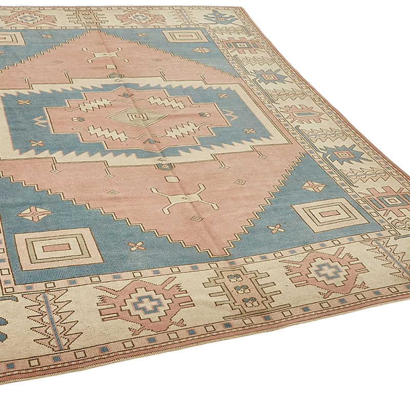 El Dokuma Vintage Halı - 228 cm x 291 cm - K0090908