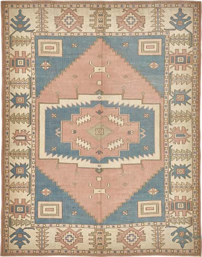 El Dokuma Vintage Halı - 228 cm x 291 cm