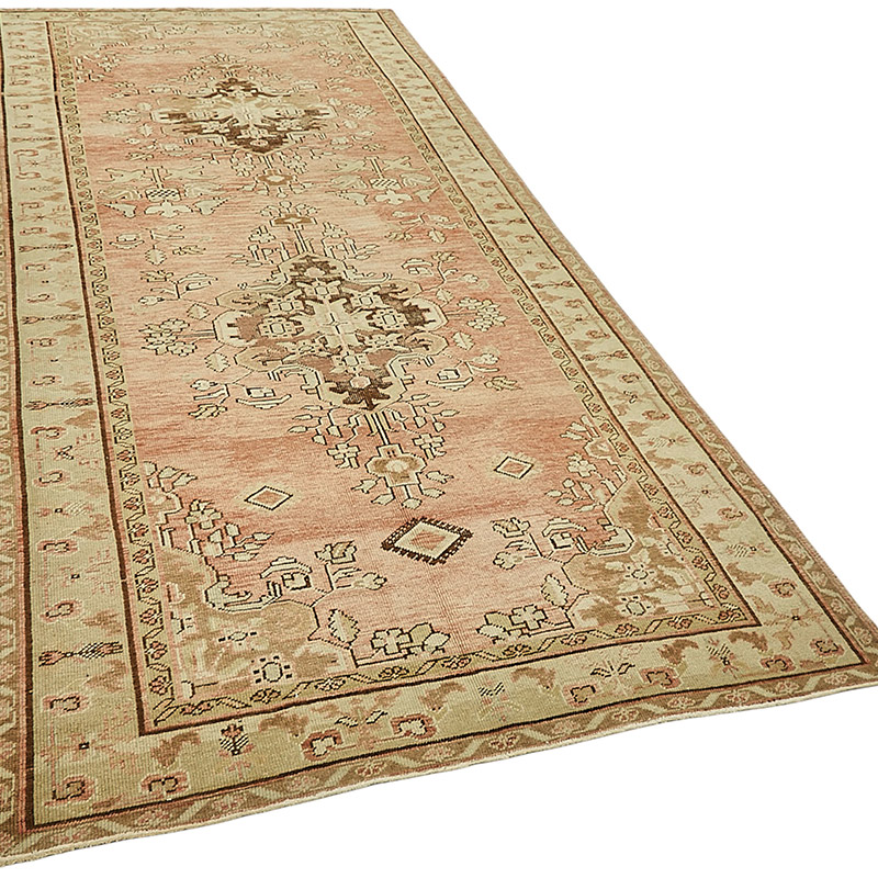 El Dokuma Vintage Halı - 150 cm x 334 cm - K0090909