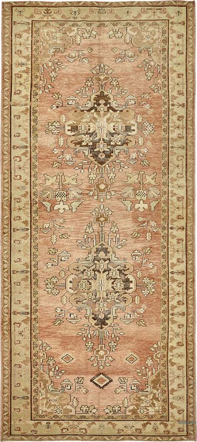 El Dokuma Vintage Halı - 150 cm x 334 cm