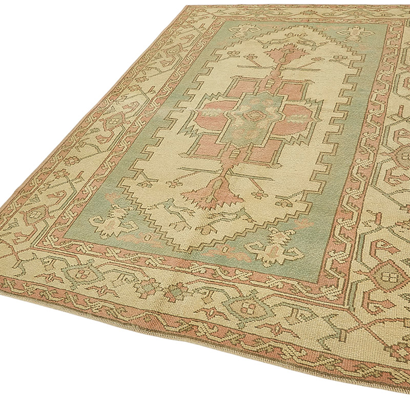 Alfombra Vintage Turca Anudada a Mano - 168 cm x 250 cm - K0090910