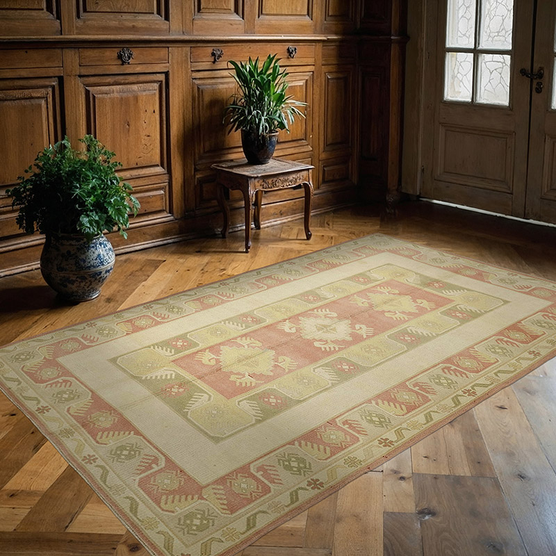 Vintage Turkish Hand-Knotted Rug - 5' 3" x 8' 1" (63" x 97") - K0090911