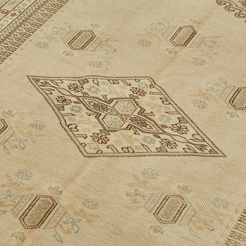 Alfombra Vintage Turca Anudada a Mano - 165 cm x 240 cm - K0090913