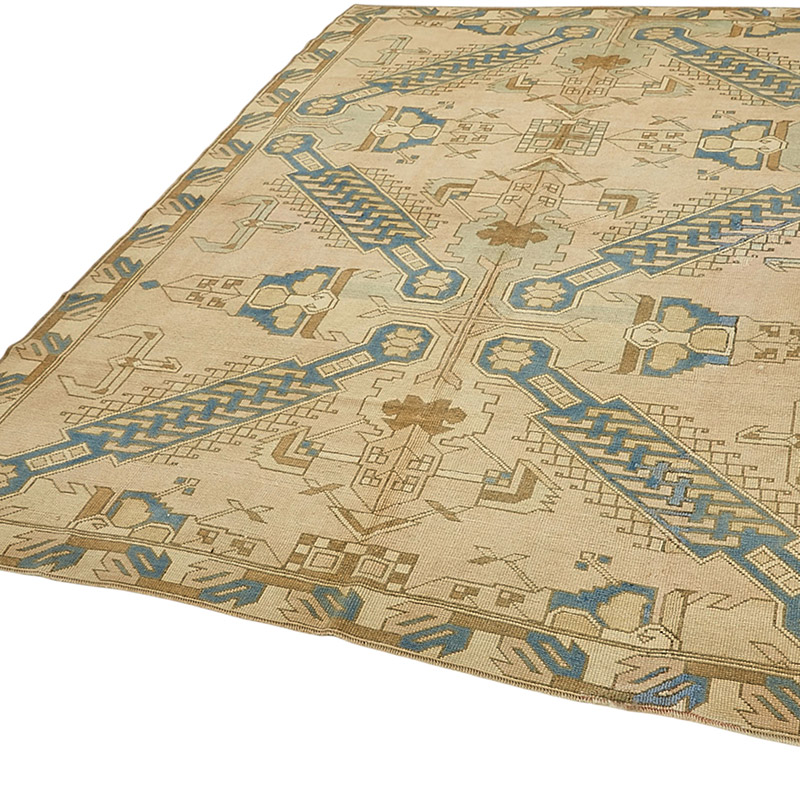 Vintage Turkish Hand-Knotted Rug - 7' 9" x 9' 10" (93" x 118") - K0090916