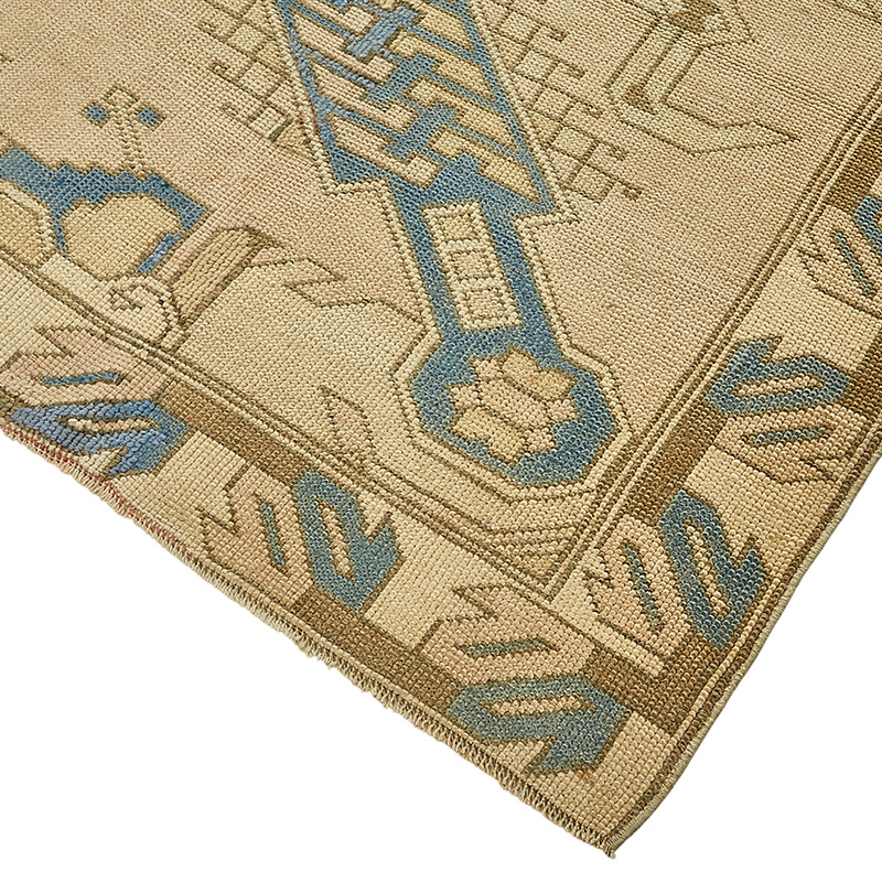 Vintage Turkish Hand-Knotted Rug - 7' 9" x 9' 10" (93" x 118") - K0090916