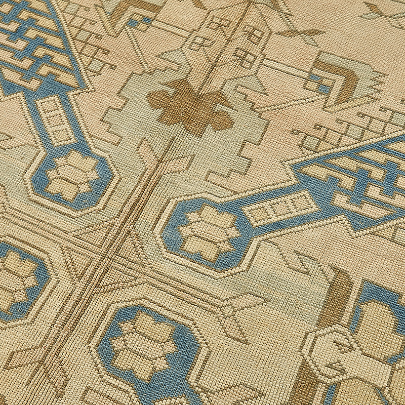 Vintage Turkish Hand-Knotted Rug - 7' 9" x 9' 10" (93" x 118") - K0090916