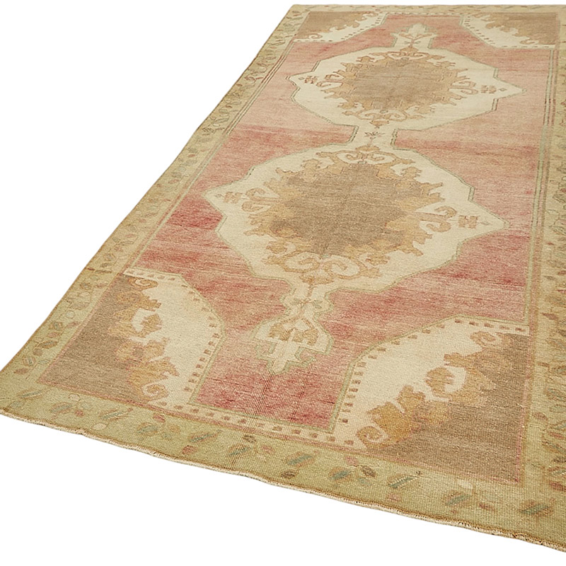 Alfombra Vintage Turca Anudada a Mano - 149 cm x 316 cm - K0090917
