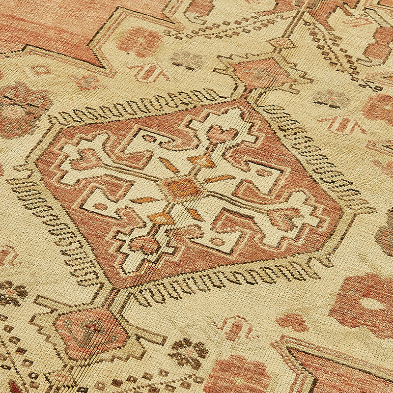 Alfombra Vintage Turca Anudada a Mano - 150 cm x 338 cm - K0090918