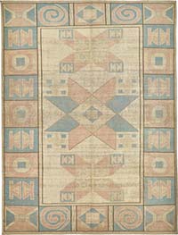 El Dokuma Vintage Halı - 187 cm x 244 cm