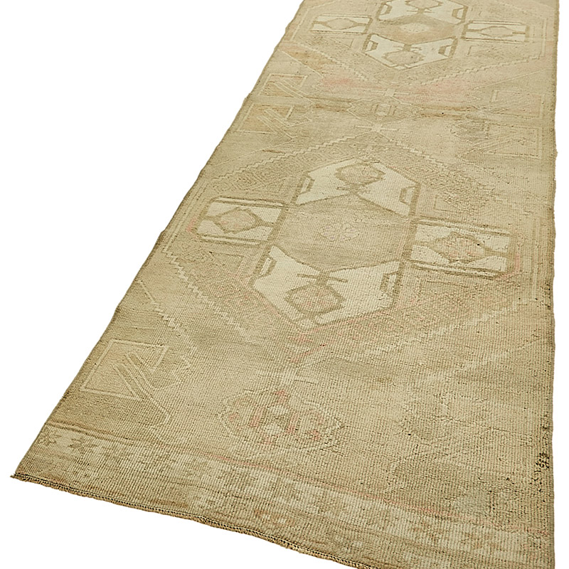 Pasillo Vintage Turco Anudado a Mano - 100 cm x 345 cm - K0090932