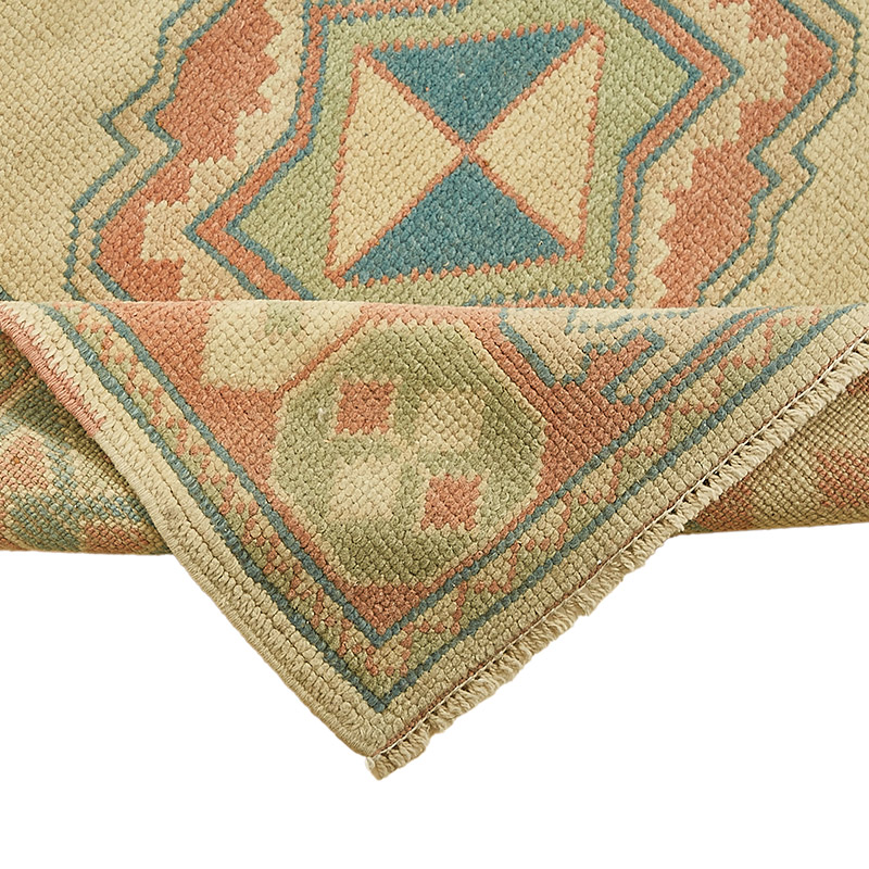 Pasillo Vintage Turco Anudado a Mano - 78 cm x 367 cm - K0090936