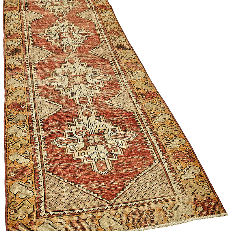 Vintage Anadolu Yolluk - 95 cm x 291 cm - K0090937