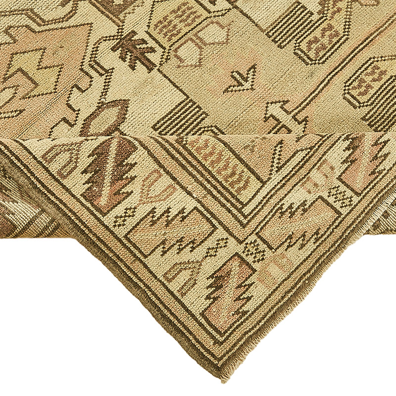 Alfombra Vintage Turca Anudada a Mano - 107 cm x 190 cm - K0090953