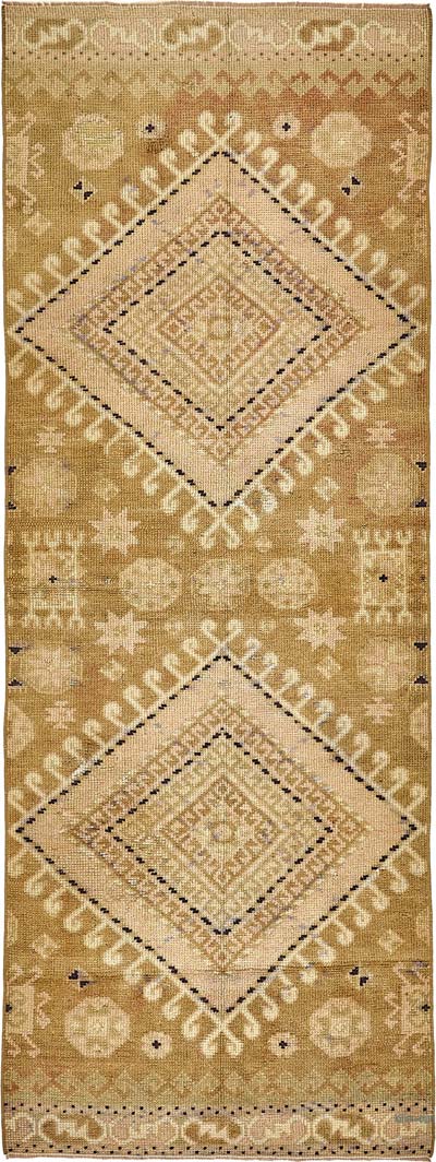 Vintage Turkish Hand-Knotted Rug - 2' 5" x 6' 8" (29" x 80")