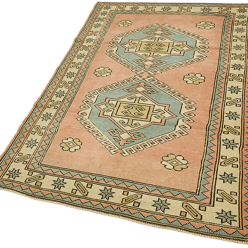 El Dokuma Vintage Hali - 121 cm x 191 cm - K0090956