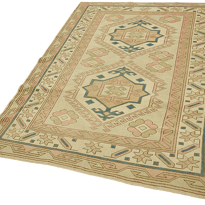 El Dokuma Vintage Halı - 134 cm x 205 cm - K0090957