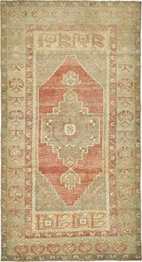 El Dokuma Vintage Hali - 106 cm x 193 cm