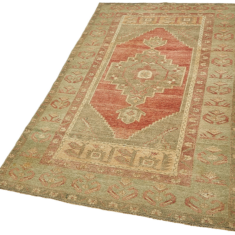 El Dokuma Vintage Hali - 106 cm x 193 cm - K0090958