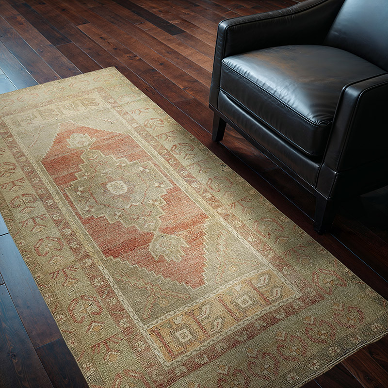 El Dokuma Vintage Hali - 106 cm x 193 cm - K0090958