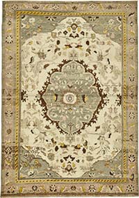 Vintage Turkish Hand-Knotted Rug - 4' 5" x 6' 2" (53" x 74")