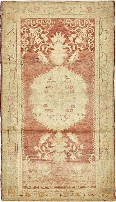 Vintage Turkish Hand-Knotted Rug - 3' 6" x 6' 3" (42" x 75")