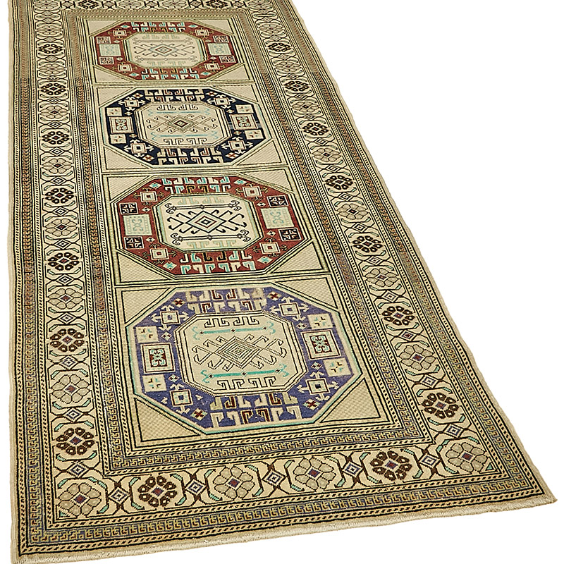 El Dokuma Vintage Hali - 92 cm x 210 cm - K0090966