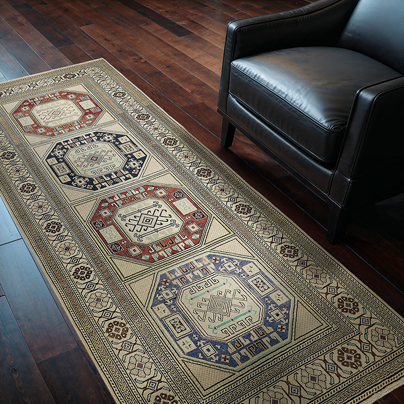 El Dokuma Vintage Hali - 92 cm x 210 cm - K0090966
