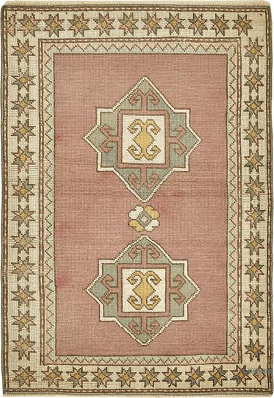 El Dokuma Vintage Halı - 96 cm x 137 cm