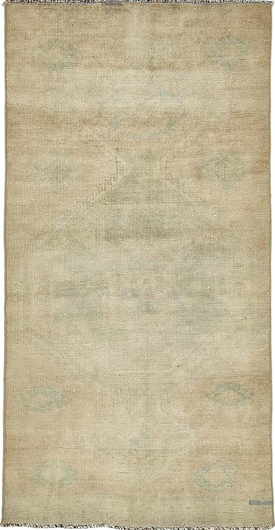 Vintage Turkish Hand-Knotted Rug - 2' 8" x 5' 3" (32" x 63")