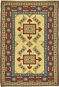 Vintage Turkish Hand-Knotted Rug - 2' 9" x 3' 5" (33" x 41")