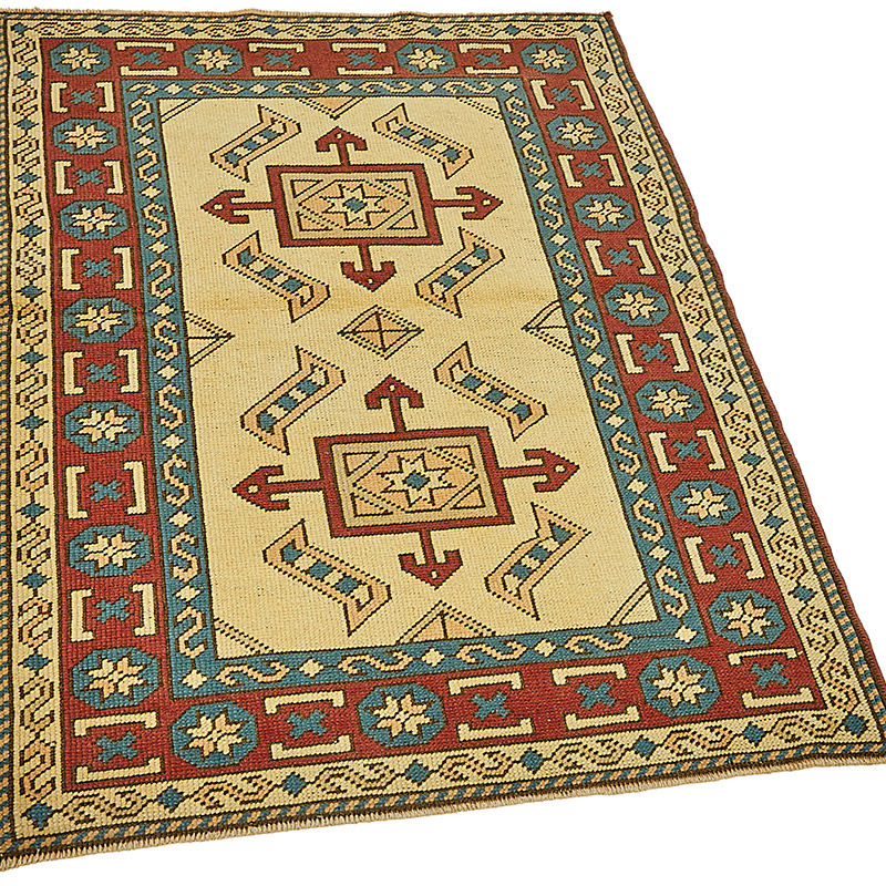 Vintage Turkish Hand-Knotted Rug - 2' 9" x 3' 5" (33" x 41") - K0090977