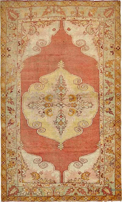 Vintage Turkish Hand-Knotted Rug - 4' 1" x 6' 11" (49" x 83")