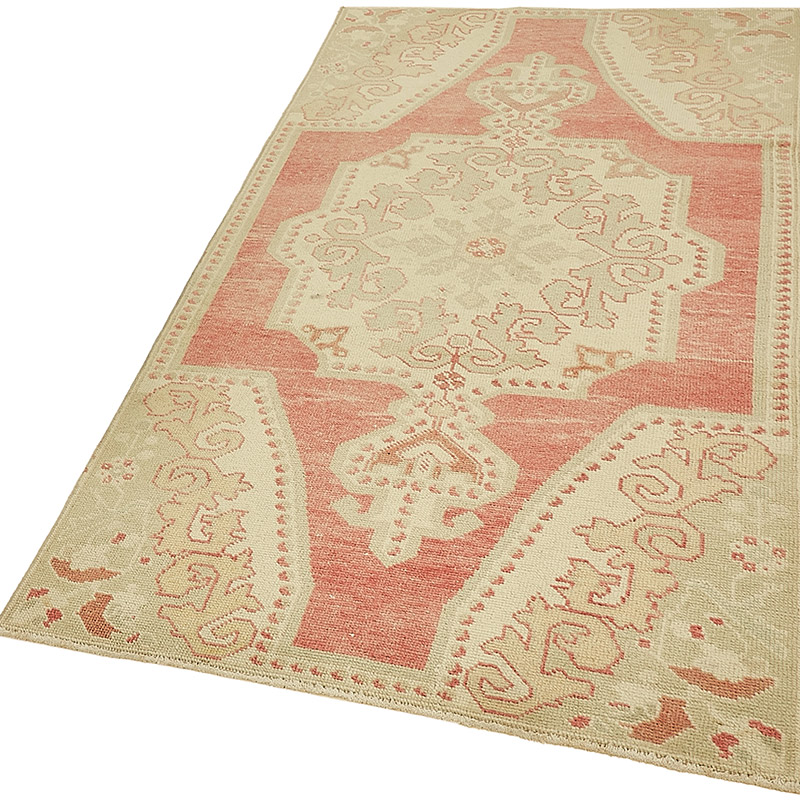 Vintage Turkish Hand-Knotted Rug - 3' 7" x 6' 10" (43" x 82") - K0090979