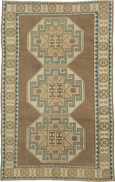 El Dokuma Vintage Halı - 121 cm x 197 cm