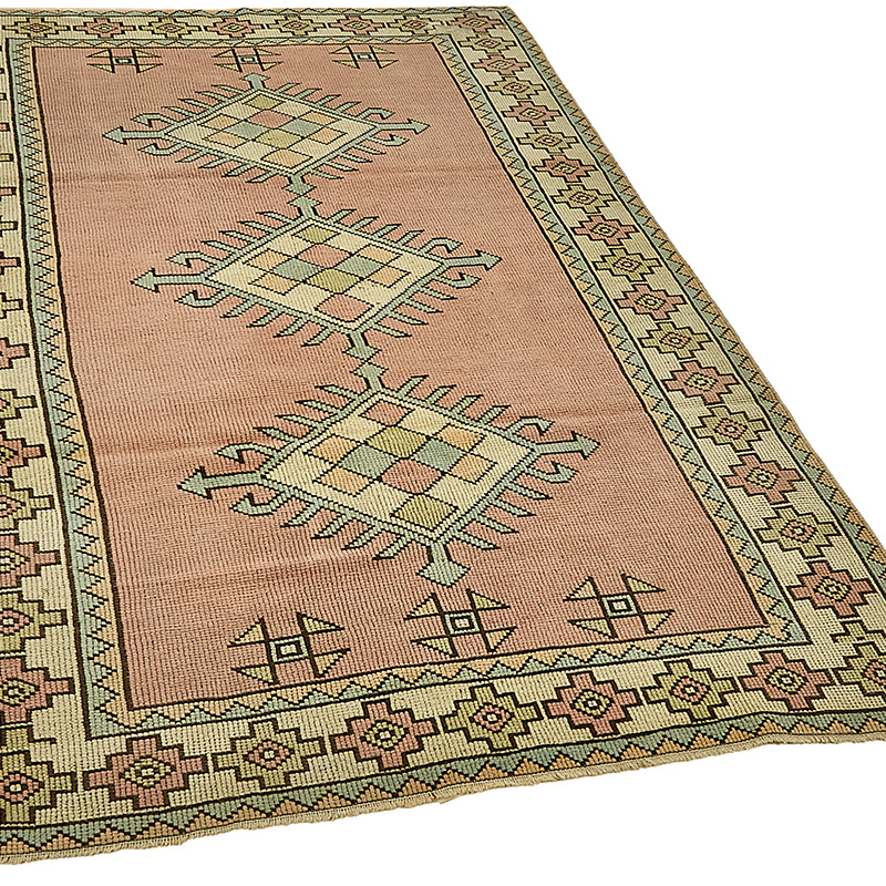 El Dokuma Vintage Hali - 124 cm x 190 cm - K0090981