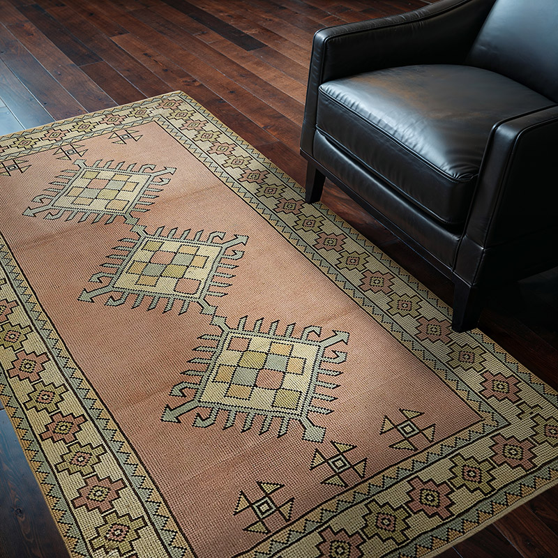 El Dokuma Vintage Hali - 124 cm x 190 cm - K0090981