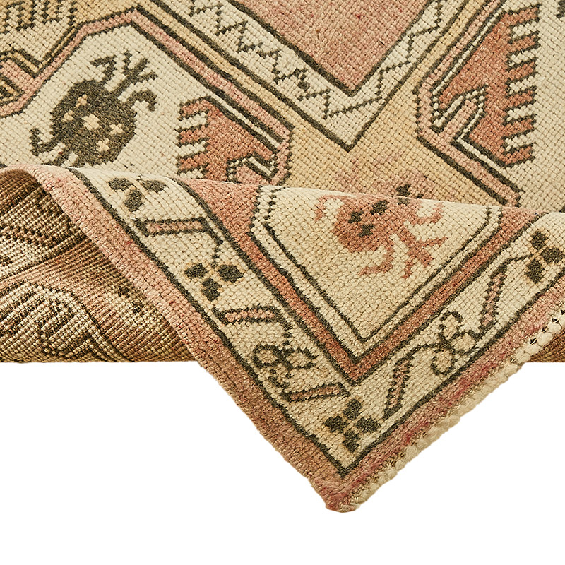 El Dokuma Vintage Hali - 126 cm x 194 cm - K0090982