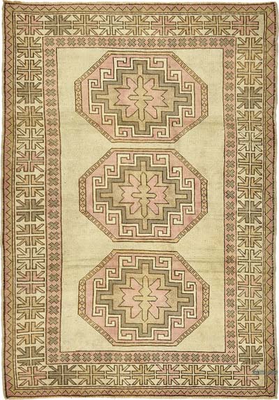 El Dokuma Vintage Halı - 150 cm x 215 cm