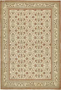 Vintage Turkish Hand-Knotted Rug - 3' 10" x 5' 9" (46" x 69")