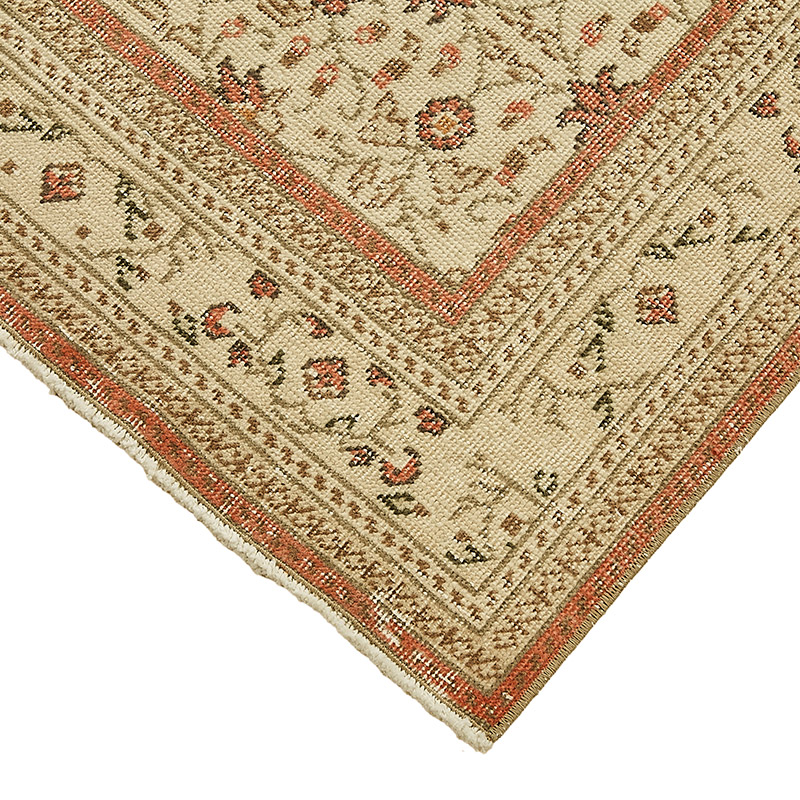Vintage Turkish Hand-Knotted Rug - 3' 10" x 5' 9" (46" x 69") - K0090989